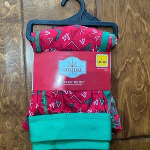 NWT Size Large Holiday Time Men Boxer Brief